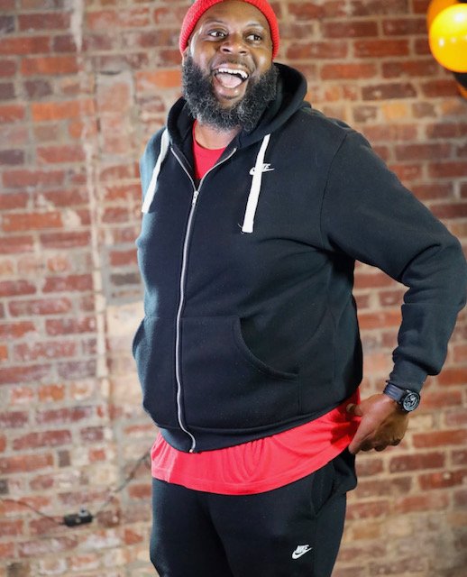 Joe Greene laughing